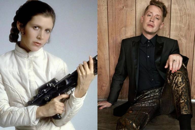 Carrie Fisher, Macaulay Culkin y más artistas en el Paseo de la Fama
