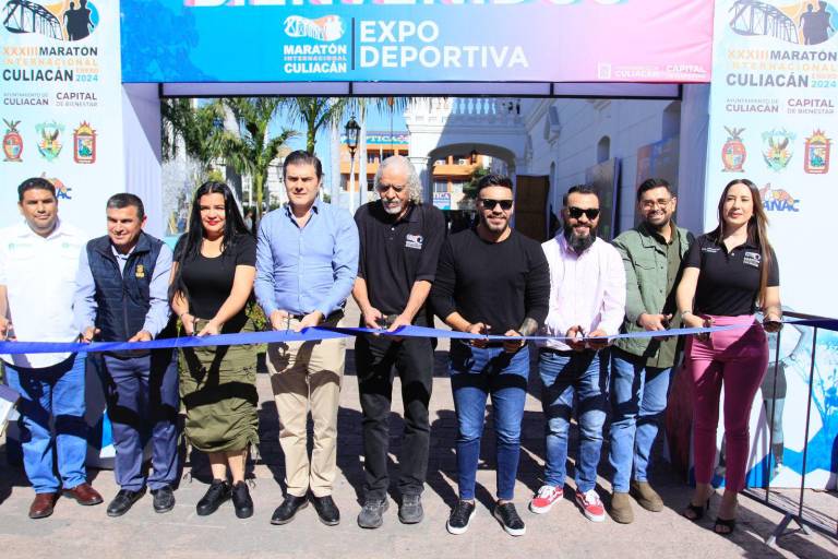 Inauguran Expo Deportiva del Maratón Internacional de Culiacán 2024