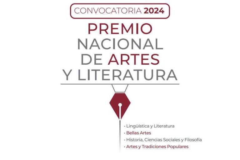 Convocan al Premio Nacional de Artes y Literatura 2024