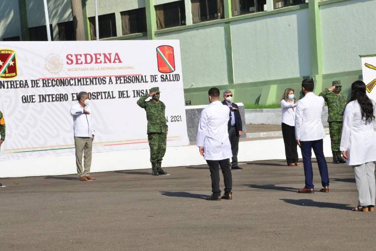 Después de haber sido Hospital Covid-19 en Culiacán, la Sedena entrega instalaciones a la Secretaría de Salud