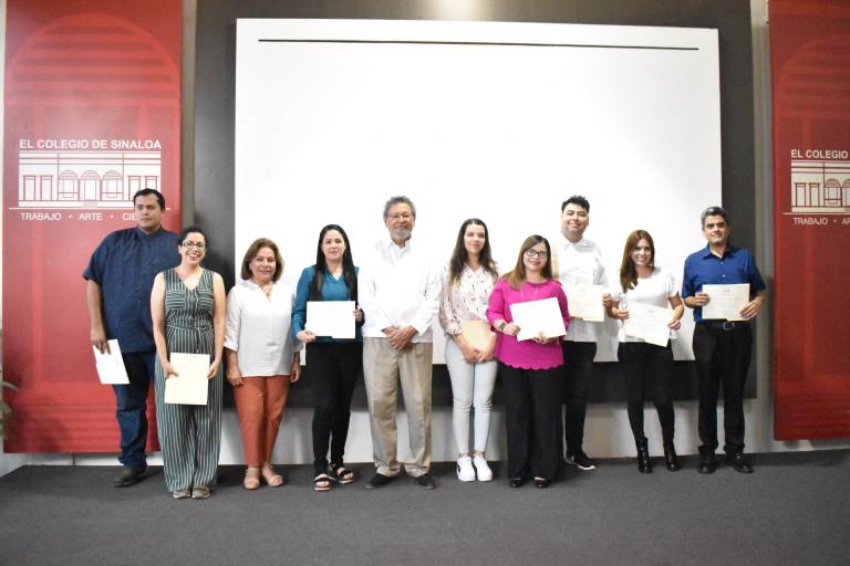 Premia El Colegio de Sinaloa a los ganadores de las Becas de Disertación Doctoral, edición 2023