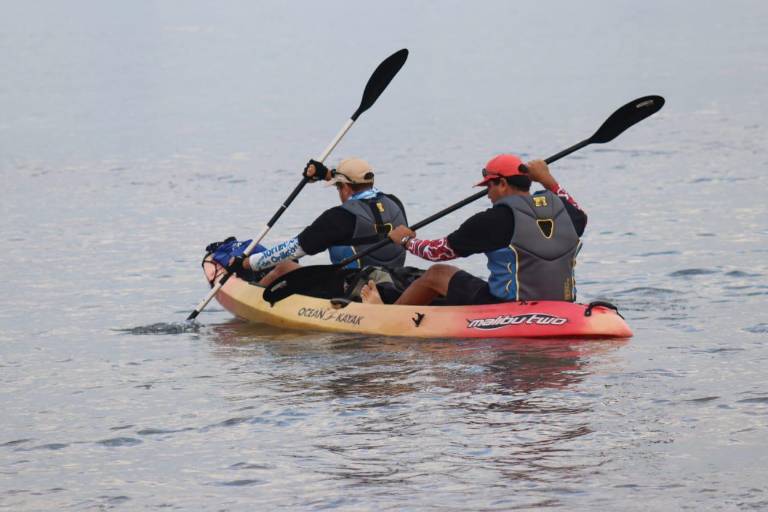 Arranca la Semana del Kayak con travesía a Isla Venados