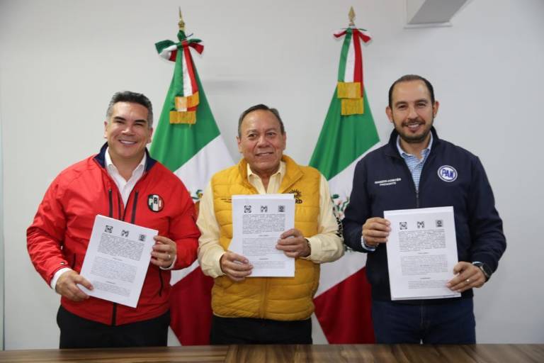 Coalición ‘Fuerza y Corazón por México’ se reparte candidaturas al Senado; PRI y PAN en Sinaloa