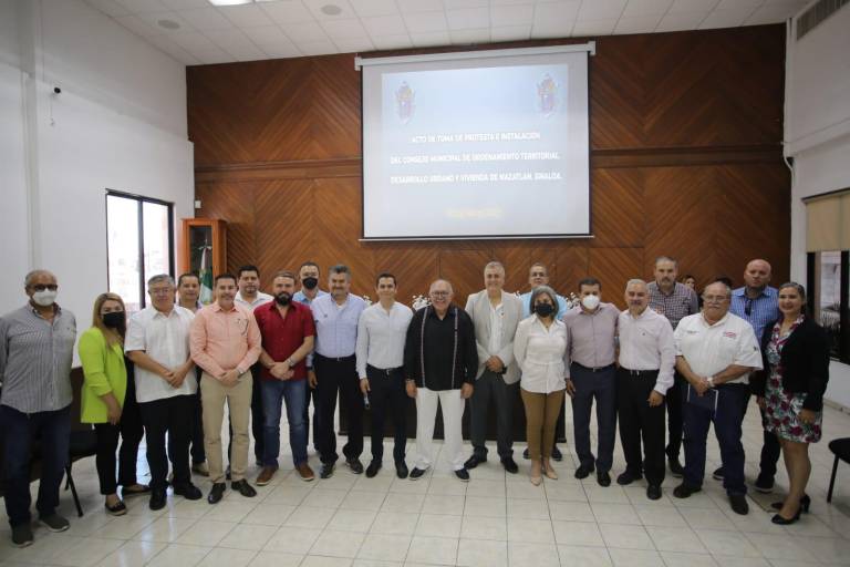 Se integra el Consejo Municipal de Ordenamiento Territorial, Desarrollo Urbano y Vivienda en Mazatlán