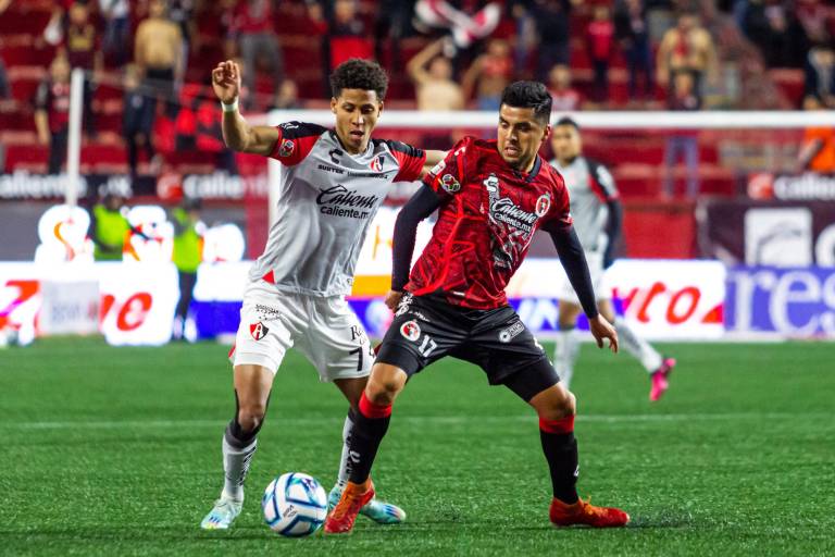 Xolos y Atlas igualan en duelo dominado por los Rojinegros