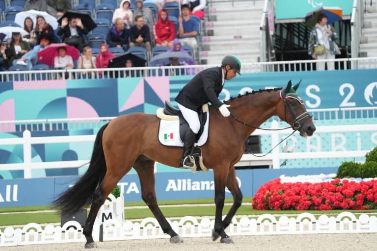 Sin suerte, cabalga Ignacio Treviño en terreno paralímpico de París 2024