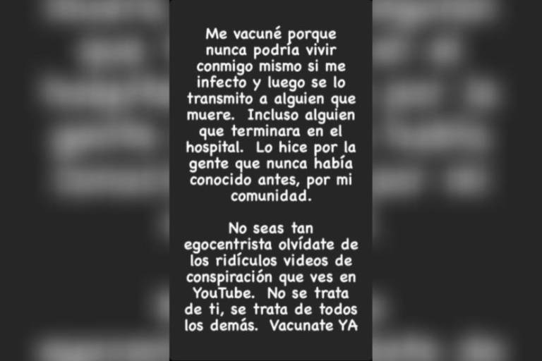 Ricky Martín envía mensaje para promover la vacunación contra Covid-19