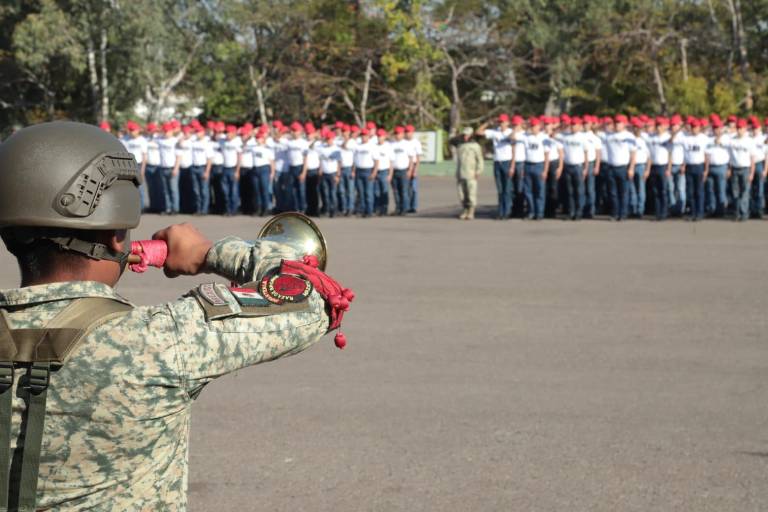 Arrancan 201 jóvenes su Servicio Militar Nacional en la Tercera Región de Mazatlán