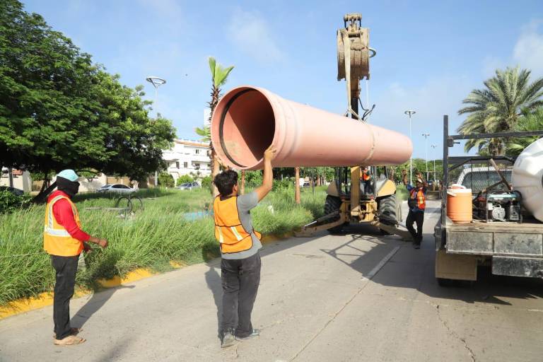 Invierten $9 millones en rehabilitación del Colector Cerritos en Mazatlán