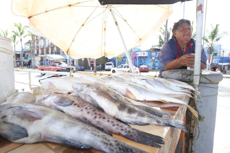 Reportan vendedores de pescados en Mazatlán las ventas más bajas en años
