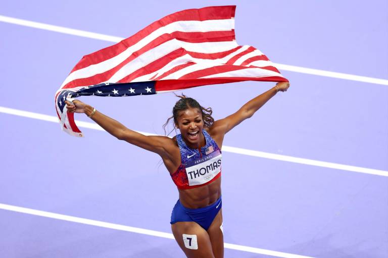 Gabby Thomas vence en 200m; Julien Alfred se queda sin doblete de velocidad