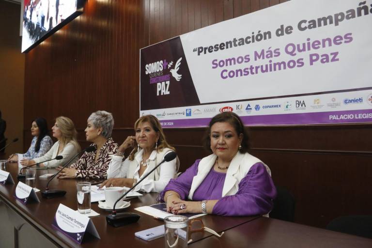 Lanzan campaña ‘Somos Más Quienes Construimos Paz’, entre Congreso del Estado y cámaras empresariales