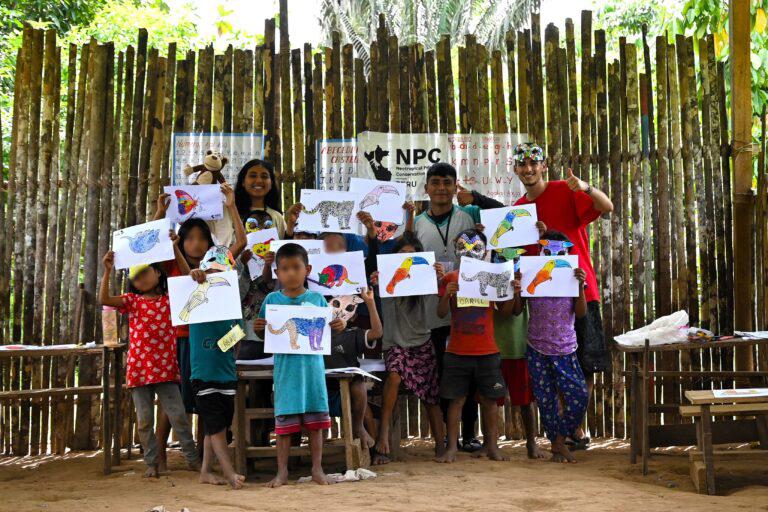 $!La comunidad Awajún busca educar a las infancias sobre la biodiversidad de las concesiones Pamau Nain y Tiaje Nain.
