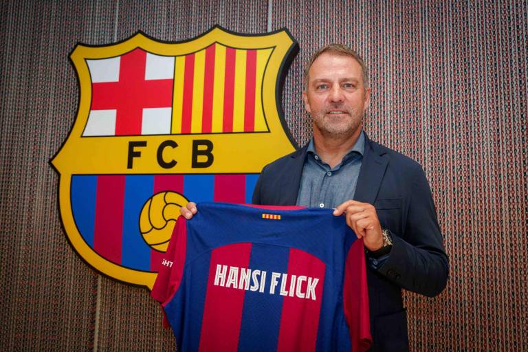 Barcelona presenta a Hansi Flick como su nuevo director técnico