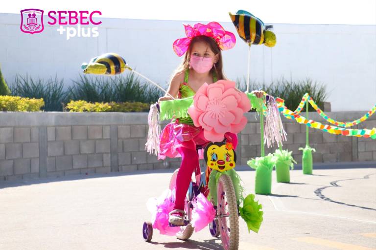 Reciben a la primavera con paseo en el Colegio SEBEC