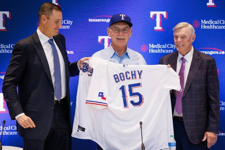 Bruce Bochy está listo para reto en Texas con los Rangers