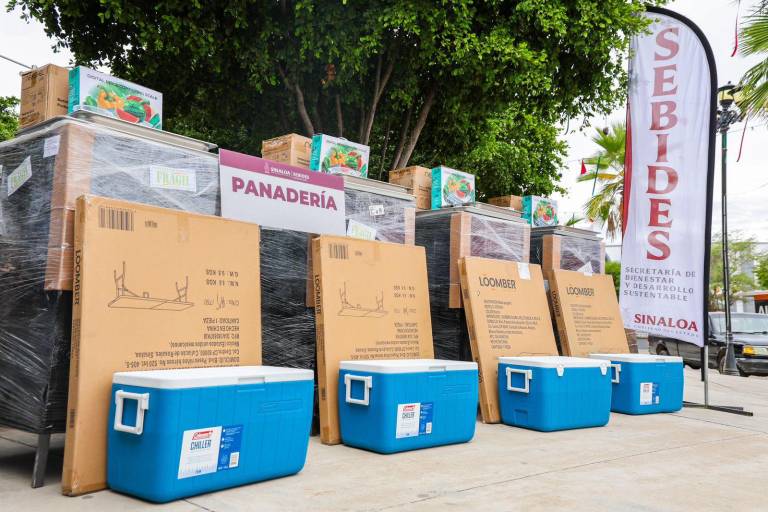 La Secretaría de Bienestar y Desarrollo Sustentable entregó apoyos a familias desplazadas en Choix.