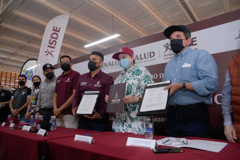 Isde y Secretaría de Salud firman convenio en beneficio de deportistas sinaloenses