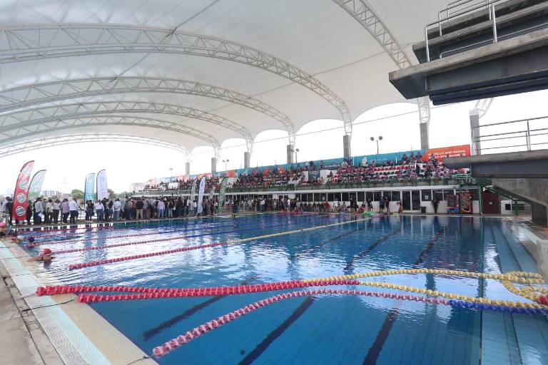 Con una inversión de más de $30 millones inauguran techumbre de Alberca Olímpica de Mazatlán