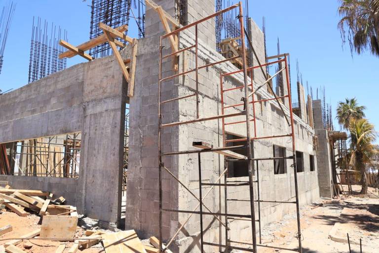 Avanza obra de reconstrucción de La Casa del Marino, en Mazatlán