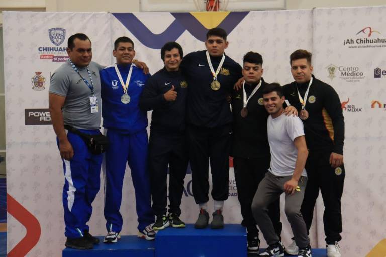 Pedro Bello Soto gana oro para la UAS en luchas de la Universiada Nacional
