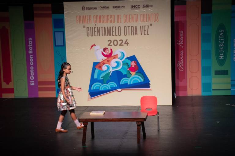 Niños de Culiacán demuestran su talento en el concurso cuentacuentos ‘Cuéntamelo Otra Vez’ 2024