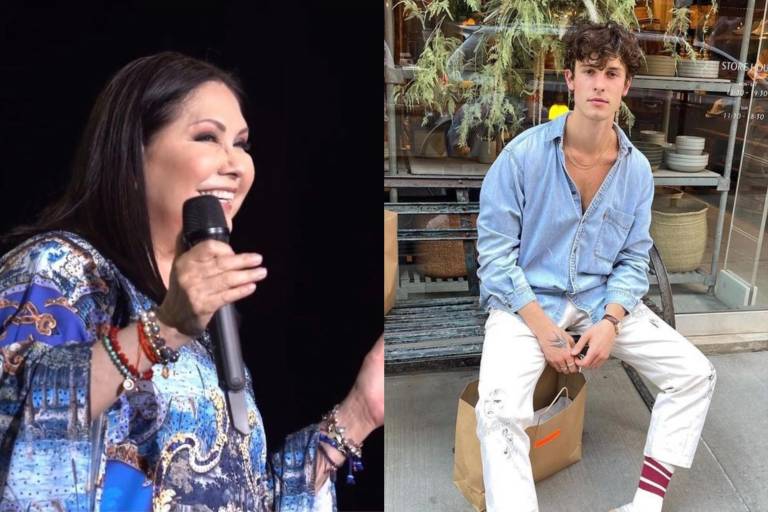 Shawn Mendes recuerda a Ana Gabriel portando playera con su imagen