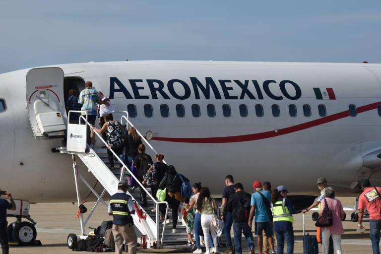 Aeroméxico ofrece flexibilidad de cambiar o reprogramar vuelos a Culiacán ante crisis de seguridad