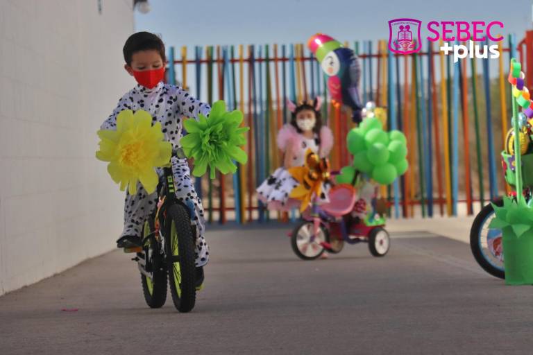 Reciben a la primavera con paseo en el Colegio SEBEC