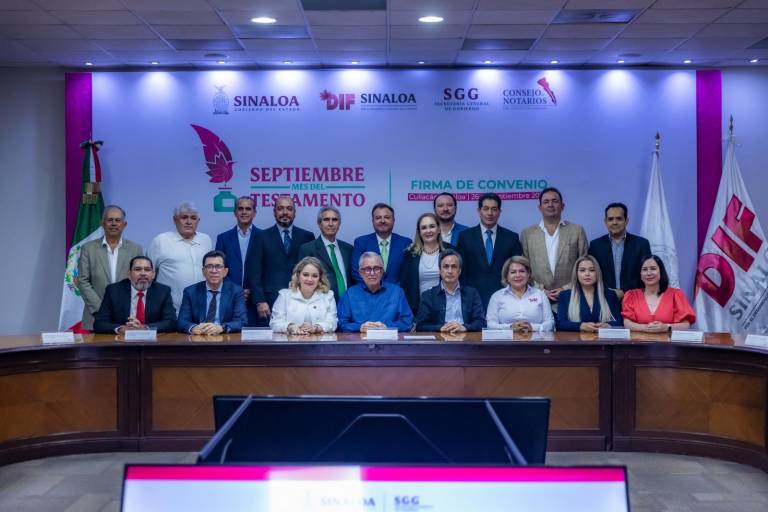 Celebran convenio para la campaña ‘Septiembre, Mes del Testamento’