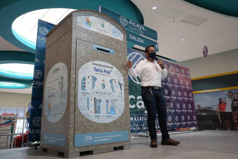 ¿Sabías que con el Tetrapak se pueden realizar muebles? Mazatlecos te invitan a reciclarlo