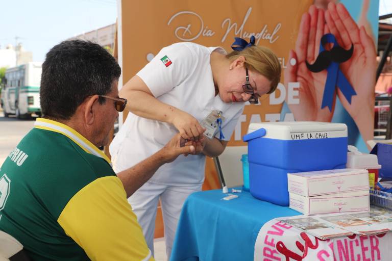 Realizan en Elota pruebas gratuitas para detectar el cáncer de próstata