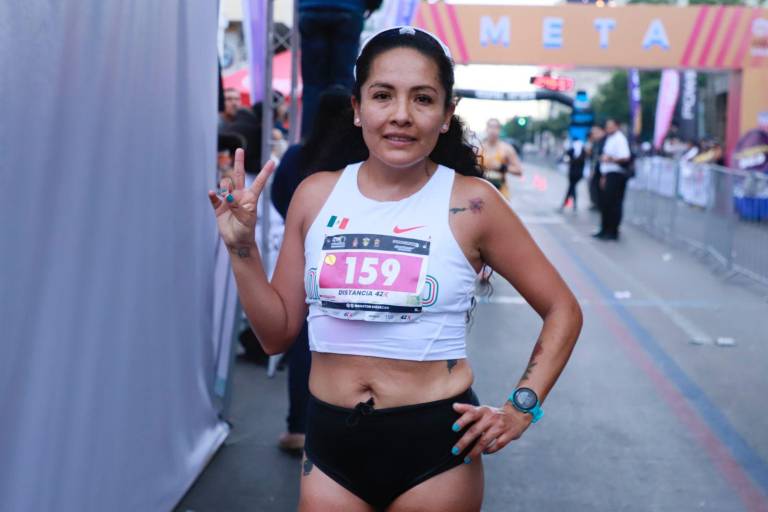 A pesar del clima, Ivón Domínguez impuso condiciones en el Maratón Internacional de Culiacán