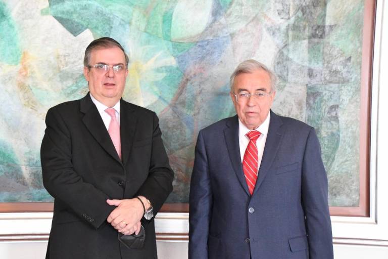 Rocha Moya y Marcelo Ebrard abren agenda de la SRE a favor de productores sinaloenses