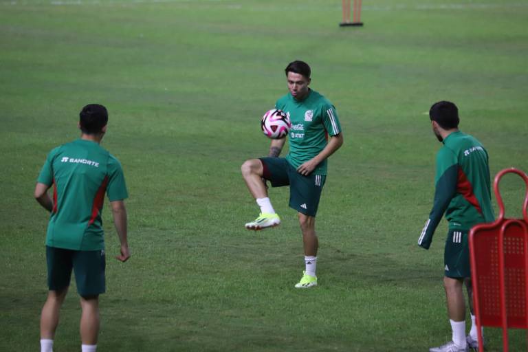 La Selección Mexicana Sub 23 ya entrena en el Estadio El Encanto