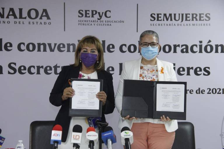 SEPyC y Secretaría de las Mujeres firman convenio para erradicar la violencia contra la mujer desde la educación