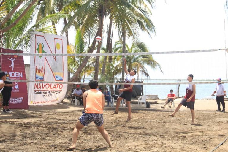Inauguran Primer Torneo de Voleibol de Playa IMDEN Altata 2021