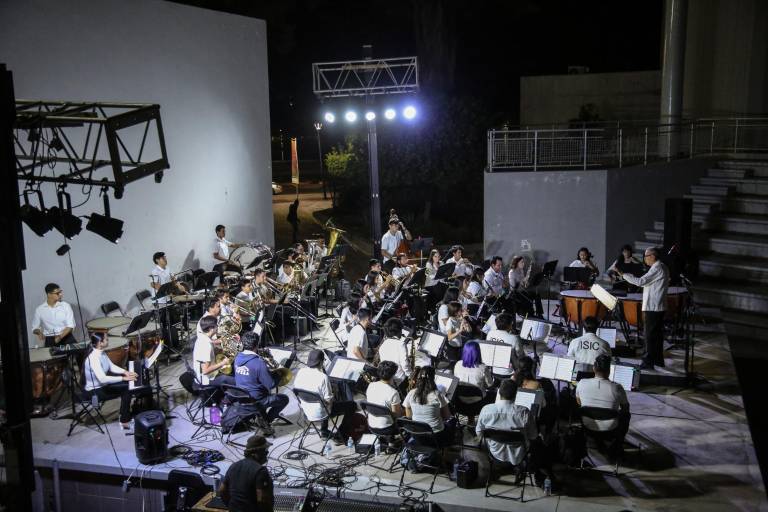 Vuelve la Banda Sinfónica Juvenil a sus conciertos en el ágora del Isic