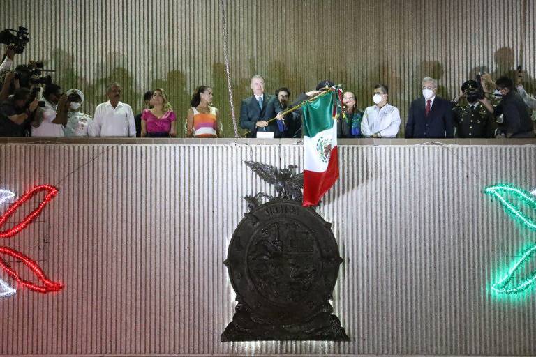 Los sinaloenses gritan ¡Viva México!