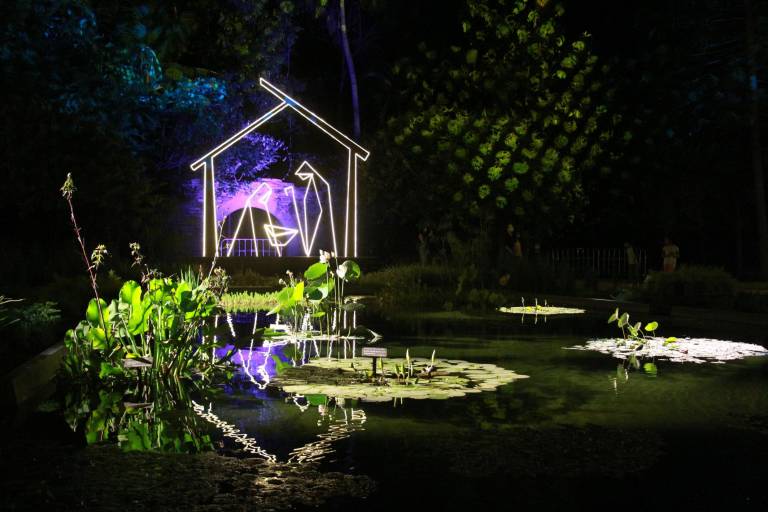Viven una iluminada ‘Navidad en el Jardín’