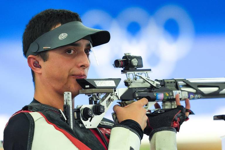 Culmina mexicano Quezada en sitio 44 del rifle de aire en París 2024