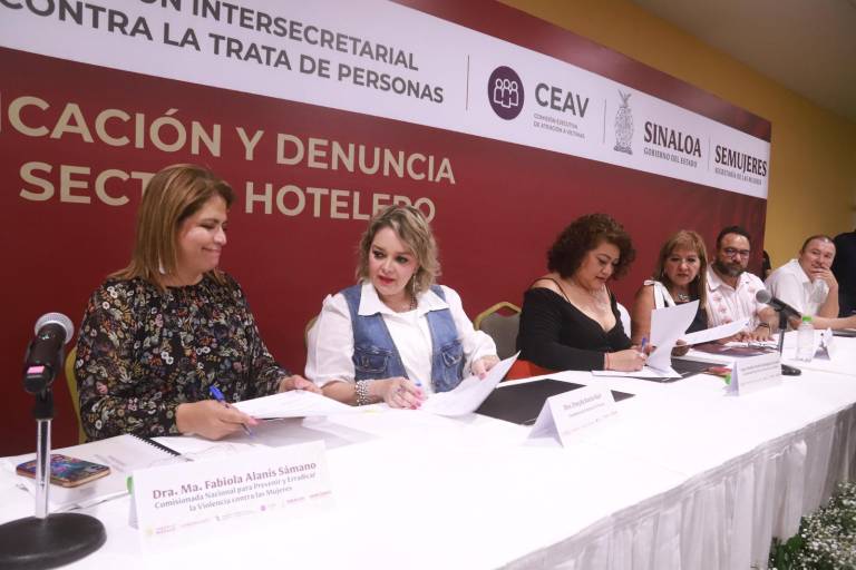 Presentan en Mazatlán estrategia contra la trata de personas en el sector hotelero