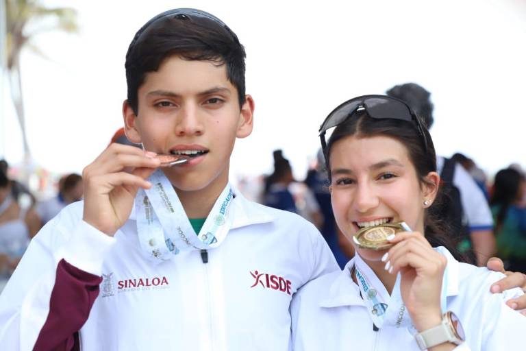 Cierra Sinaloa con oro y bronce el triatlón de los Nacionales Conade