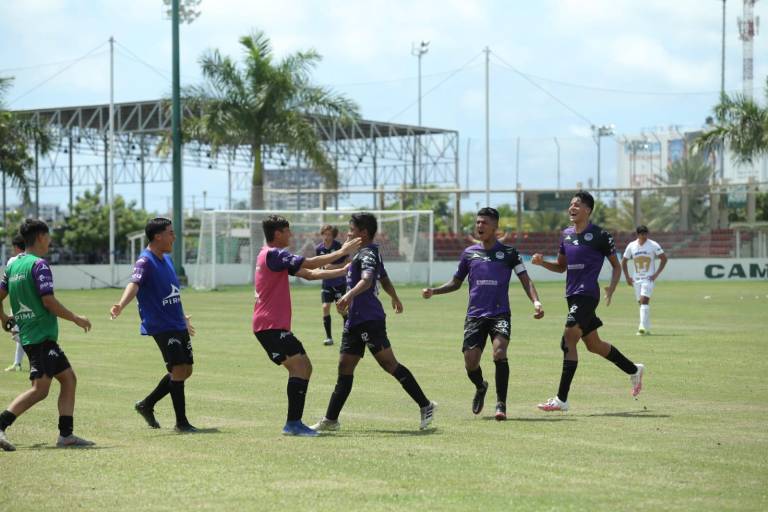 Los Cañoneros logran contener la ofensiva de Pumas y lo vencen 2-0 en la Sub 18