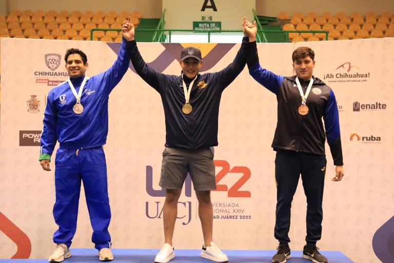 Halterofilia da dos oros más a la UAS en la Universiada Nacional