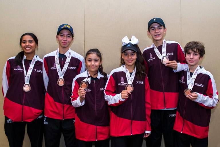 Sinaloa logra tres medallas de bronce en tenis, dentro de los Nacionales 2023
