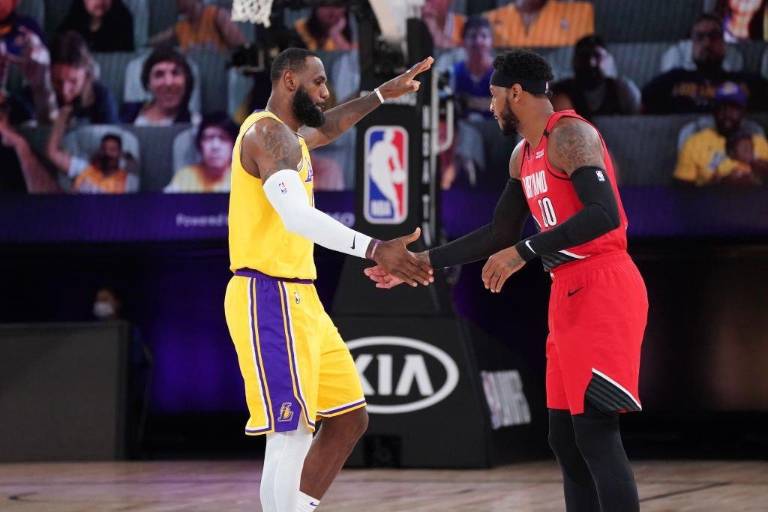 Carmelo Anthony llega a los Lakers de Los Ángeles