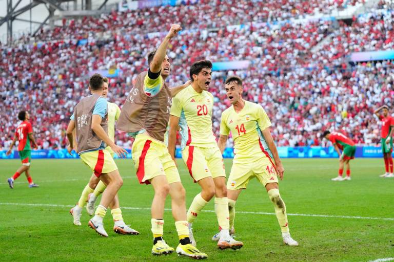 España remonta 2-1 a Marruecos y disputará su cuarta final olímpica