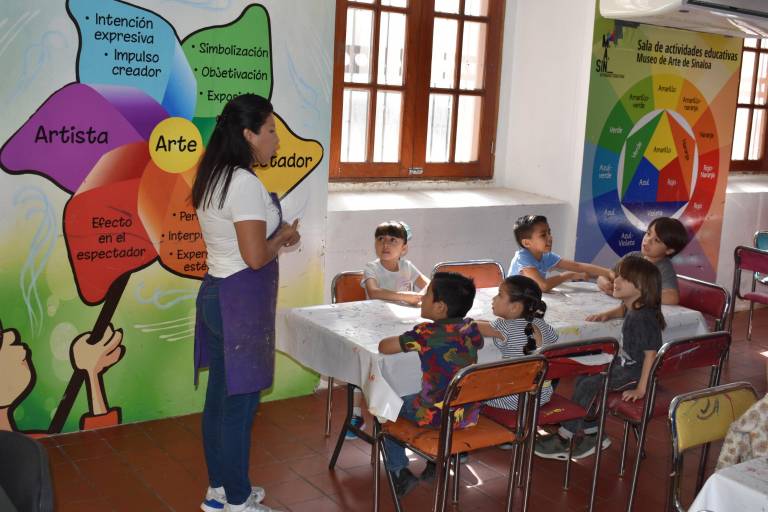 Aprenden sobre ‘Arte y Expresión’ en el Taller de Pascua, del Masin