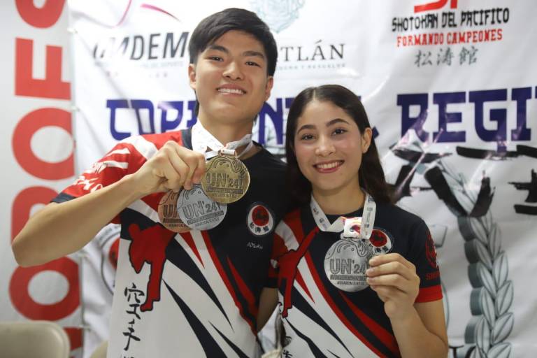 Resaltan medallistas nacionales importancia de Copa de Karate Noroeste en su formación